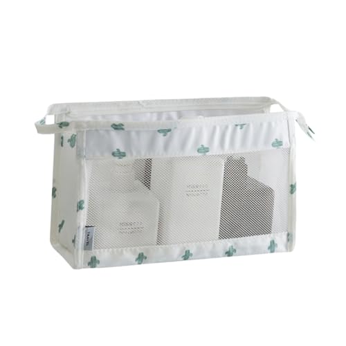 Mikinona Reise Kulturbeutel Transparent Tragbare Kosmetiktasche Für Make up Und Toilettenartikel wasserdichte Make up Tasche Im Cactus Design Ideal Für Reisen Und Handgepäck von Mikinona