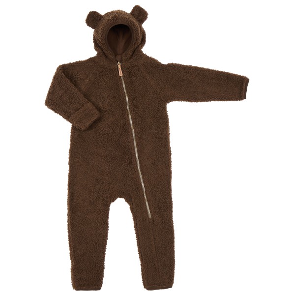 Mikk-Line - Kid's Teddy Suit Ear Recycled - Overall Gr 98 braun von Mikk-Line