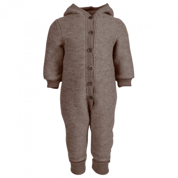 Mikk-Line - Kid's Wool Baby Suit with Hood - Overall Gr 92 braun von Mikk-Line