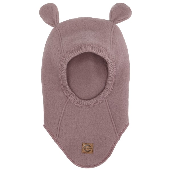 Mikk-Line - Kid's Wool Fullface with Ears - Mütze Gr 86/92 braun von Mikk-Line