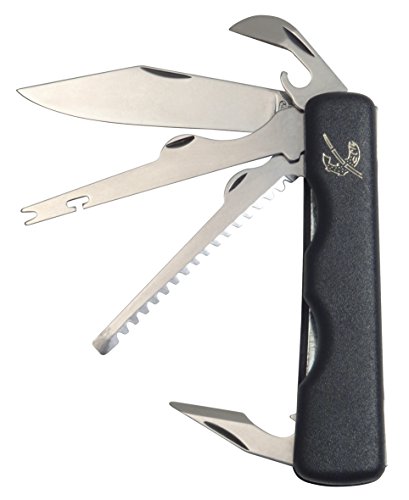 Mikov Angler Taschenmesser, 5 Funktionen Multitool Messer, BLACK Kunststoff Griff, scharfes Taschenmesser, Fischermesser Fischsäge 7,5cm ROSTFREI Klinge für Jagen/ Angeln/ Fischen, Multifunktionswerkzeug Mikov Angler Taschenmesser, 5 Funktionen Multitool Messer, BLACK Kunststoff Griff, scharfes Taschenmesser, Fischermesser Fischsäge 7,5cm ROSTFREI Klinge für Jagen/ Angeln/ Fischen, Multifunktionswerkzeug von Mikov