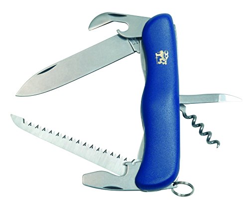 Mikov Praktik Taschenmesser, 6a Funktionen Multitool Messer, BLUE Kunststoff Griff, scharfes kleines Klappmesser, Outdoormesser 9cm ROSTFREI Klinge für Jagen/ Angeln/ Camping, Multifunktionswerkzeug Mikov Praktik Taschenmesser, 6a Funktionen Multitool Messer, BLUE Kunststoff Griff, scharfes kleines Klappmesser, Outdoormesser 9cm ROSTFREI Klinge für Jagen/ Angeln/ Camping, Multifunktionswerkzeug von Mikov