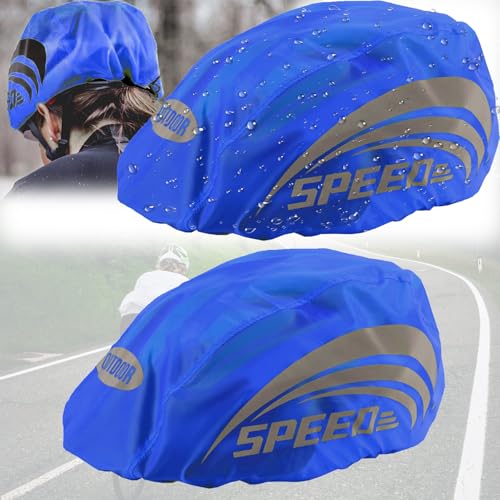 Mikqky 2 Stück Fahrradhelm Regenschutz Reflektierend, Universeller Helm-Regenschutz, Helmüberzug Fahrradhelm Wasserdichter, Wasserdichter Helmüberzug, Regenschutz Fahrradhelm Für Alle Helme(Blau 80cm) Mikqky 2 Stück Fahrradhelm Regenschutz Reflektierend, Universeller Helm-Regenschutz, Helmüberzug Fahrradhelm Wasserdichter, Wasserdichter Helmüberzug, Regenschutz Fahrradhelm Für Alle Helme(Blau 80cm) von Mikqky
