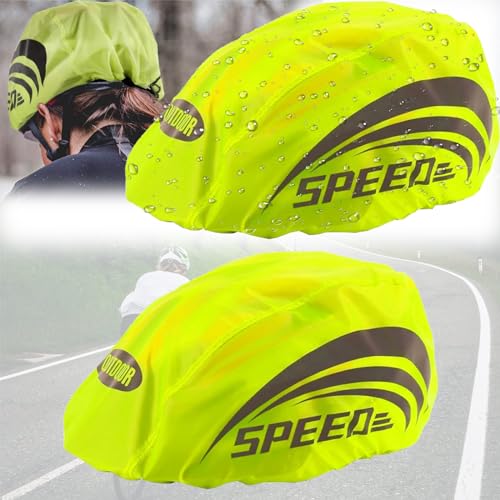 Mikqky 2 Stück Fahrradhelm Regenschutz Reflektierend, Universeller Helm-Regenschutz, Helmüberzug Fahrradhelm Wasserdichter, Wasserdichter Helmüberzug, Regenschutz Fahrradhelm Für Alle Helme(Grün 80cm) Mikqky 2 Stück Fahrradhelm Regenschutz Reflektierend, Universeller Helm-Regenschutz, Helmüberzug Fahrradhelm Wasserdichter, Wasserdichter Helmüberzug, Regenschutz Fahrradhelm Für Alle Helme(Grün 80cm) von Mikqky