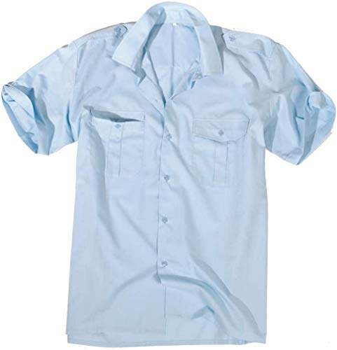 Mil-Tec Herren Skjorte-10932011 Hemd, Hellblau, S EU von Mil-Tec