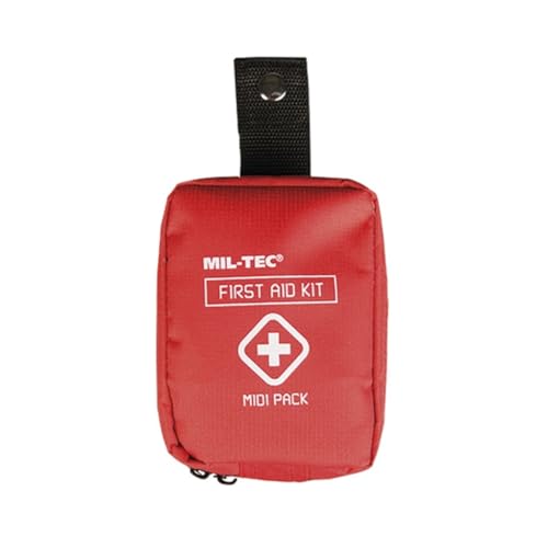 Mil-Tec Unisex – Erwachsene Erste-Hilfe-Paket-16025910 Erste-Hilfe-Paket, Red, Einheitsgröße von Mil-Tec