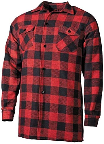 Mil-Tec Herren Skjorte-10940010 Hemd, Schwarz/Rot, S EU Mil-Tec Herren Skjorte-10940010 Hemd, Schwarz/Rot, S EU von Mil-Tec