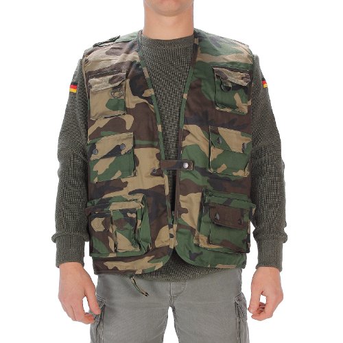 Mil-Tec Jagd- und Anglerweste woodland Gr.L Mil-Tec Jagd- und Anglerweste woodland Gr.L von Mil-Tec