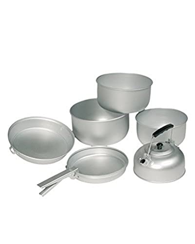 Mil-Tec Unisex – Erwachsene Koch-Set-14661000 Koch-Set, Silber, Einheitsgröße Mil-Tec Unisex – Erwachsene Koch-Set-14661000 Koch-Set, Silber, Einheitsgröße von Mil-Tec