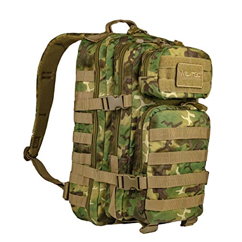 Mil-Tec US Assault Pack Backpack,L,Woodland Arid von Mil-Tec