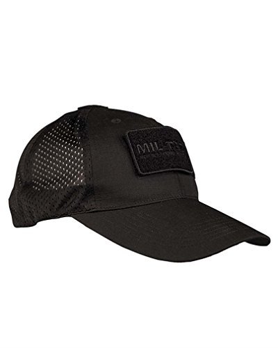 Mil-Tec Herren Baseballkappe-12317602 Baseballkappe, Schwarz, Einheitsgröße EU Mil-Tec Herren Baseballkappe-12317602 Baseballkappe, Schwarz, Einheitsgröße EU von Mil-Tec