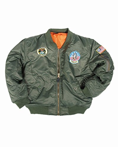 Mil-Tec Unisex Kinder Cwu Abz Jacke, Oliv, 128 EU Mil-Tec Unisex Kinder Cwu Abz Jacke, Oliv, 128 EU von Mil-Tec