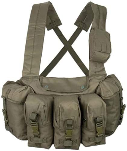 Mil-Tec Unisex 1610353000190000-brystrig Chest Rig, oliv, Einheitsgröße EU Mil-Tec Unisex 1610353000190000-brystrig Chest Rig, oliv, Einheitsgröße EU von Mil-Tec