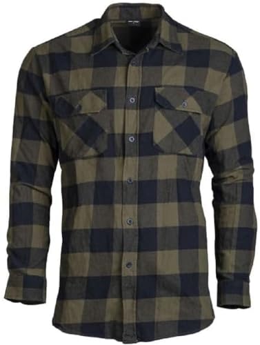 Mil-Tec Unisex Hemd-10939001 Hemd, Schwarz/Oliv, L EU Mil-Tec Unisex Hemd-10939001 Hemd, Schwarz/Oliv, L EU von Mil-Tec
