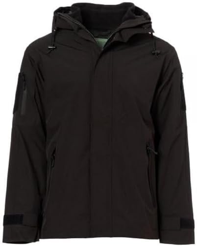Mil-Tec Warme Regenjacke Unisex • Nässeschutz Jacke wasserdicht • Fleecejacke für Herren & Damen • Als Arbeitsjacke, Militär Jacke, Outdoor Fleece, Funktionsjacke • Schwarz, Größe: XXL Mil-Tec Warme Regenjacke Unisex • Nässeschutz Jacke wasserdicht • Fleecejacke für Herren & Damen • Als Arbeitsjacke, Militär Jacke, Outdoor Fleece, Funktionsjacke • Schwarz, Größe: XXL von Mil-Tec