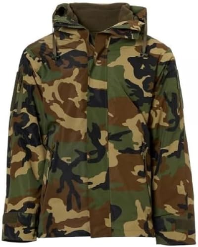 Mil-Tec Warme Regenjacke Unisex • Nässeschutz Jacke wasserdicht • Fleecejacke für Herren & Damen • Als Arbeitsjacke, Militär Jacke, Outdoor Fleece, Funktionsjacke • Woodland, Größe: XL Mil-Tec Warme Regenjacke Unisex • Nässeschutz Jacke wasserdicht • Fleecejacke für Herren & Damen • Als Arbeitsjacke, Militär Jacke, Outdoor Fleece, Funktionsjacke • Woodland, Größe: XL von Mil-Tec