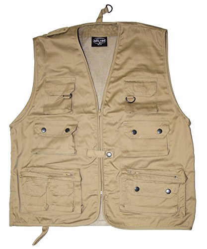 Mil-Tec Herren, Weste, Khaki, 3XL von Mil-Tec