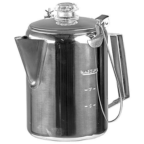 Mil-Tec Unisex – Erwachsene M.Percolator Kaffeekanne, Schwarz, Einheitsgröße von Mil-Tec