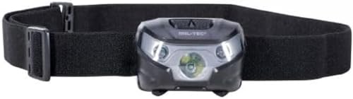 Mil-Tec Unisex – Erwachsene 15168002-Kopflampe Kopflampe, Schwarz, Einheitsgröße von Mil-Tec