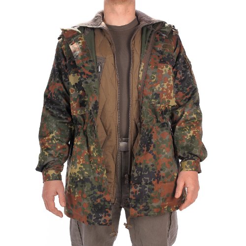 Mil-Tec Men's Bundeswehr Jacket With A Removabel Inner Jacket,Flecktarn,8 Mil-Tec Men's Bundeswehr Jacket With A Removabel Inner Jacket,Flecktarn,8 von Mil-Tec