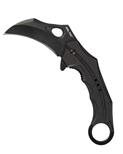 Mil-Tec One-Hand Messer Schwarz Einheitsgröße Mil-Tec One-Hand Messer Schwarz Einheitsgröße von Mil-Tec