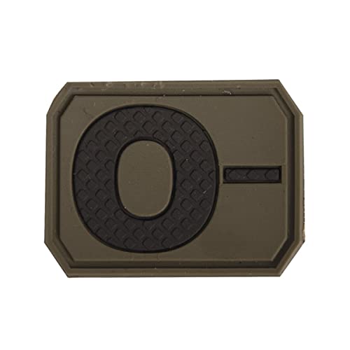 Mil-Tec Patch 3D Blood 0 Negativ Oliv Mil-Tec Patch 3D Blood 0 Negativ Oliv von Mil-Tec