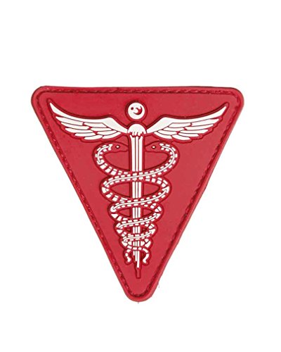 Mil-Tec Patch 3D Medical PVC m. Klett rot von Mil-Tec