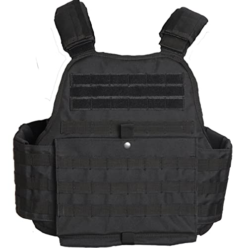 Mil-Tec Plate Carrier Weste schwarz, Einheitsgröße Große Größen Mil-Tec Plate Carrier Weste schwarz, Einheitsgröße Große Größen von Mil-Tec
