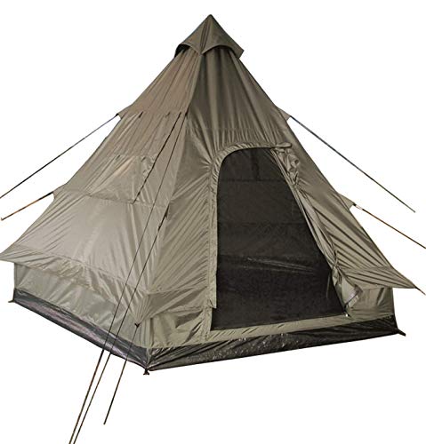 Mil-Tec Unisex – Erwachsene Tipi Pyramidenzelt, Mehrfarbig, One Size von Mil-Tec