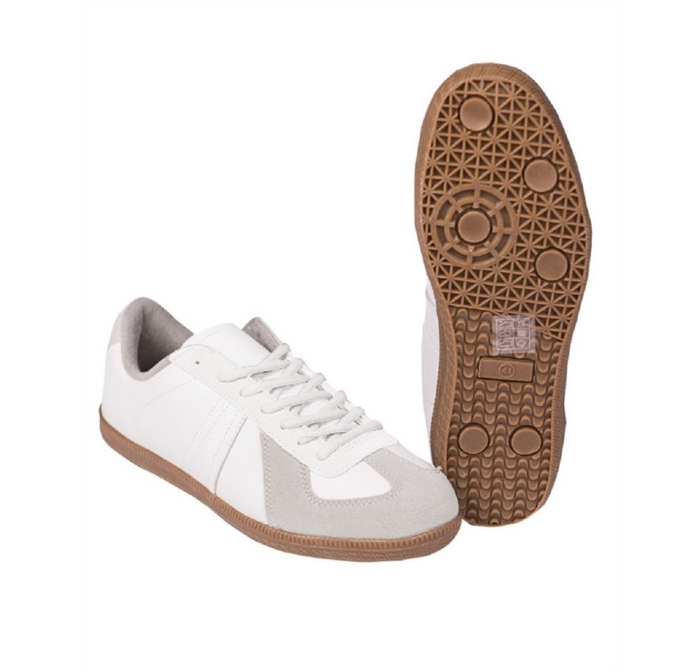 Mil-Tec SPORTSCHUHE HALLE BW STYLE WEISS - 44 Hallenschuh gepolsterer Fersenbereich Mil-Tec SPORTSCHUHE HALLE BW STYLE WEISS - 44 Hallenschuh gepolsterer Fersenbereich von Mil-Tec