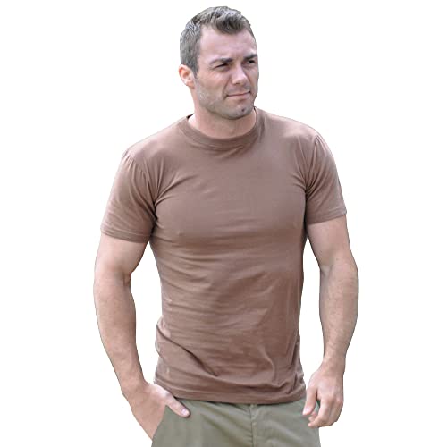 Mil-Tec Herren T-shirt-11011009 T-Shirt, Brown, L EU Mil-Tec Herren T-shirt-11011009 T-Shirt, Brown, L EU von Mil-Tec