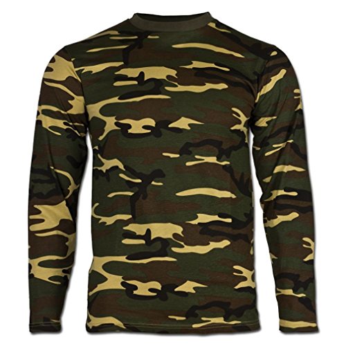 Mil-Tec T-Shirt-11065020 T-Shirt Woodland XL von Mil-Tec