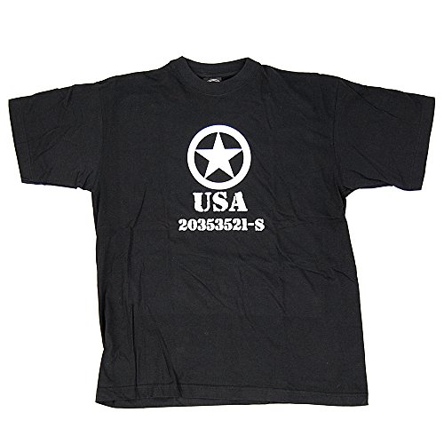 Mil-Tec T-Shirt Bedruckt Allied Star schwarz Gr.L von Mil-Tec