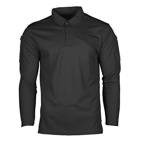 Mil-Tec Herren Tactical Quick Dry T-Shirt, Schwarz, S EU von Mil-Tec