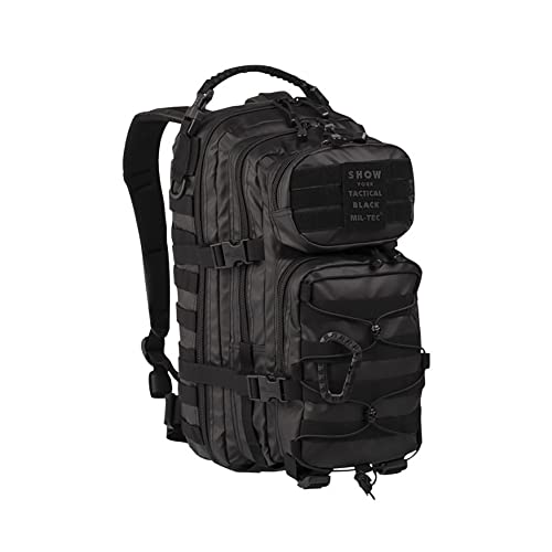 Mil-Tec US Assault Pack Backpack,S,Tactical Black von Mil-Tec