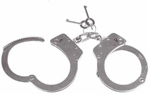 Mil-Tec Unisex – Erwachsene Double Lock Hand Cuffs, Silber, Einheitsgröße Mil-Tec Unisex – Erwachsene Double Lock Hand Cuffs, Silber, Einheitsgröße von Mil-Tec