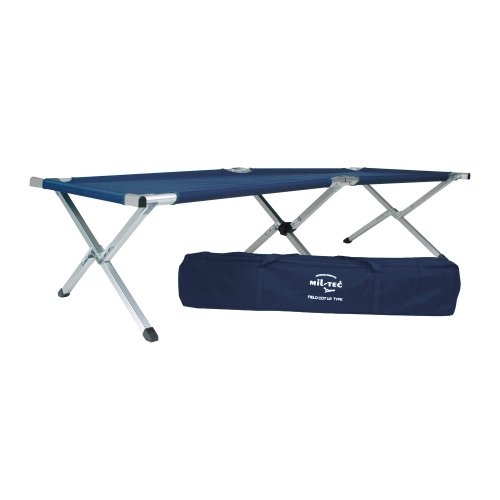 Mil-Tec US Feldbett mit Alu-Gestell (190x65x40 cm) • Faltbares Feldbett inkl. Tragetasche • Outdoor Camping Feldbett klappbar • Als Army Campingbett, Zeltbett, Campingliege, Gästebett, Notbett Mil-Tec US Feldbett mit Alu-Gestell (190x65x40 cm) • Faltbares Feldbett inkl. Tragetasche • Outdoor Camping Feldbett klappbar • Als Army Campingbett, Zeltbett, Campingliege, Gästebett, Notbett von Mil-Tec