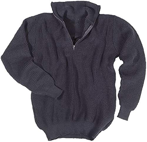 Mil-Tec Unisex Troyer Pullover Dunkelblau Jacke, blau, 58 Mil-Tec Unisex Troyer Pullover Dunkelblau Jacke, blau, 58 von Mil-Tec