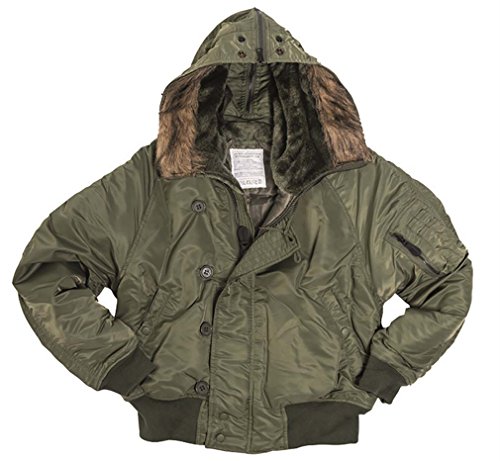 Mil-Tec Us N2B Jacke Oliv 905 von Mil-Tec