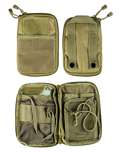 Mil-Tec Unisex – Erwachsene Molle Gürteltasche, Coyote, One Size von Mil-Tec