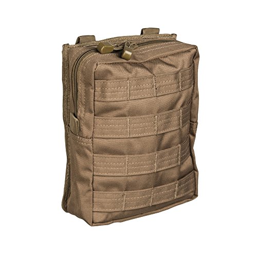 Mil-Tec Unisex – Erwachsene Molle Gürteltasche, Dark Coyote, One Size von Mil-Tec