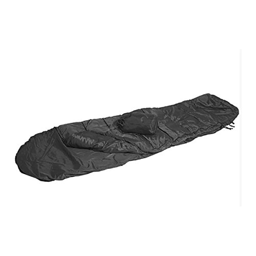 Mil-Tec Herren Commando Schlafsack, Schwarz, 225 x 76 x 55 cm Mil-Tec Herren Commando Schlafsack, Schwarz, 225 x 76 x 55 cm von Mil-Tec
