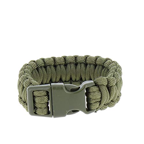 Survival Parachute Cord / Fallschirmleine Bracelet breit oliv Größe S Survival Parachute Cord / Fallschirmleine Bracelet breit oliv Größe S von Mil-Tec