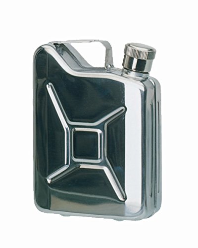 Mil-Tec TASCHENFLASCHE 'Jerry CAN'S/Steel 170 ML Mil-Tec TASCHENFLASCHE 'Jerry CAN'S/Steel 170 ML von Mil-Tec