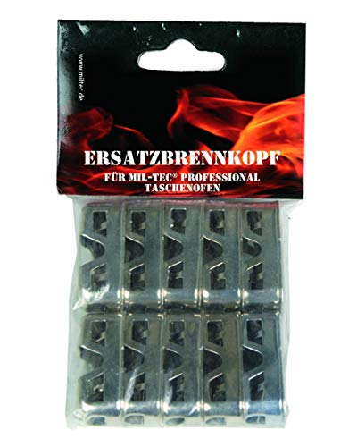 Mil-Tec Taschenofen-brennkopf-15281000 Taschenofen-brennkopf Silber Einheitsgröße Mil-Tec Taschenofen-brennkopf-15281000 Taschenofen-brennkopf Silber Einheitsgröße von Mil-Tec