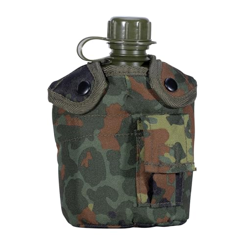 Mil-Tec Unisex – Erwachsene Flasche-14506021 Flasche, Flecktarn, Einheitsgröße von Mil-Tec