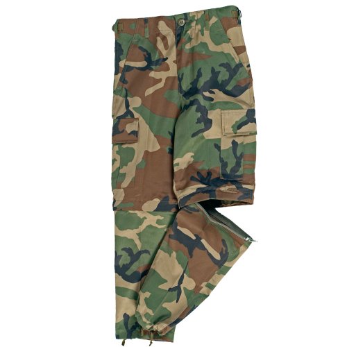 Mil-Tec US Zip-Off Hose Woodland 901 von Mil-Tec