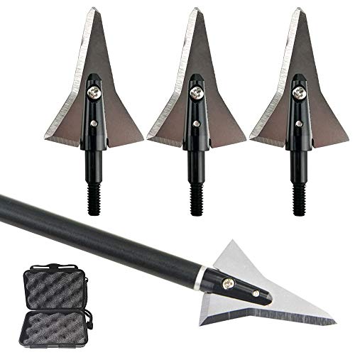 6 Stück Bogenschießen Pfeilspitze 126 Grain Jagdspitze 2 Blatt Edelstahl Pfeil Jagdspitzen für Bogenpfeil Armbrustpfeil Carbonpfeil 6 Stück Bogenschießen Pfeilspitze 126 Grain Jagdspitze 2 Blatt Edelstahl Pfeil Jagdspitzen für Bogenpfeil Armbrustpfeil Carbonpfeil von Milaem