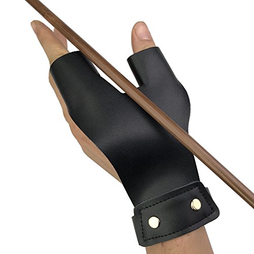 Bogenschießen Handschuhe Link Hand 2 Finger Schutz Anlage Fingerschutz für Jagd Bogenschießen Handschuhe Link Hand 2 Finger Schutz Anlage Fingerschutz für Jagd von Milaem