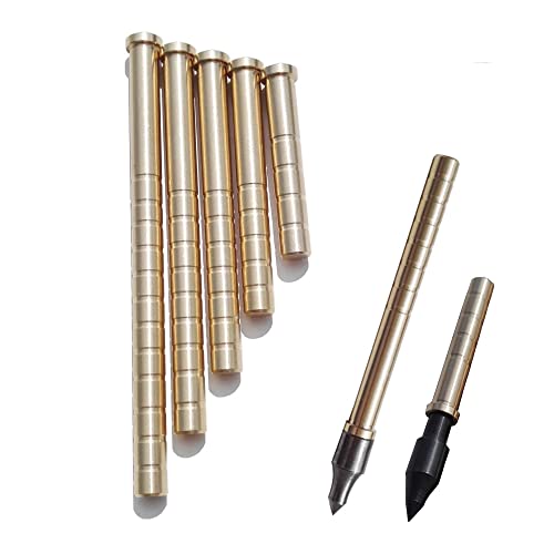 Milaem Bogenschießen Messing Spitze Pfeil Einsätze für Armbrust Carbonpfeil 100/150/200/250/300 Grains Kupferner Bolzen Punkt Einsatz ID 6,2 mm Pfeil Milaem Bogenschießen Messing Spitze Pfeil Einsätze für Armbrust Carbonpfeil 100/150/200/250/300 Grains Kupferner Bolzen Punkt Einsatz ID 6,2 mm Pfeil von Milaem
